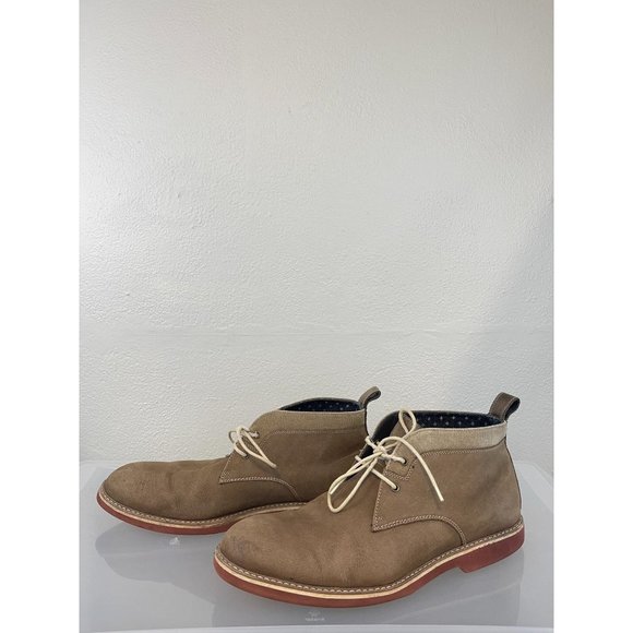 Mens GH Bass & Co Blake Shoe Tan Lace SZ 12M Round - Picture 6 of 10